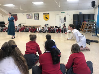 Y5/6 experience the Young Shakespeare&#8217;s production of The Tempest, Copthill School