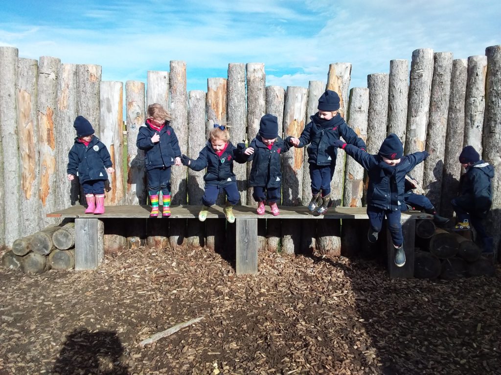 Fun at the fort, Copthill School