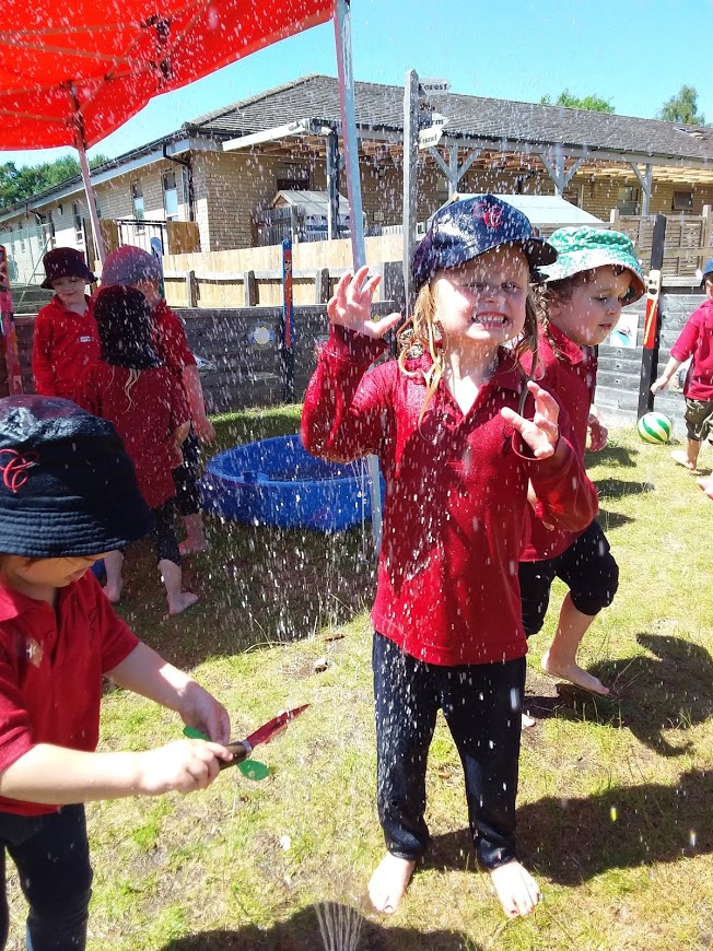 Sprinkler Fun, Copthill School