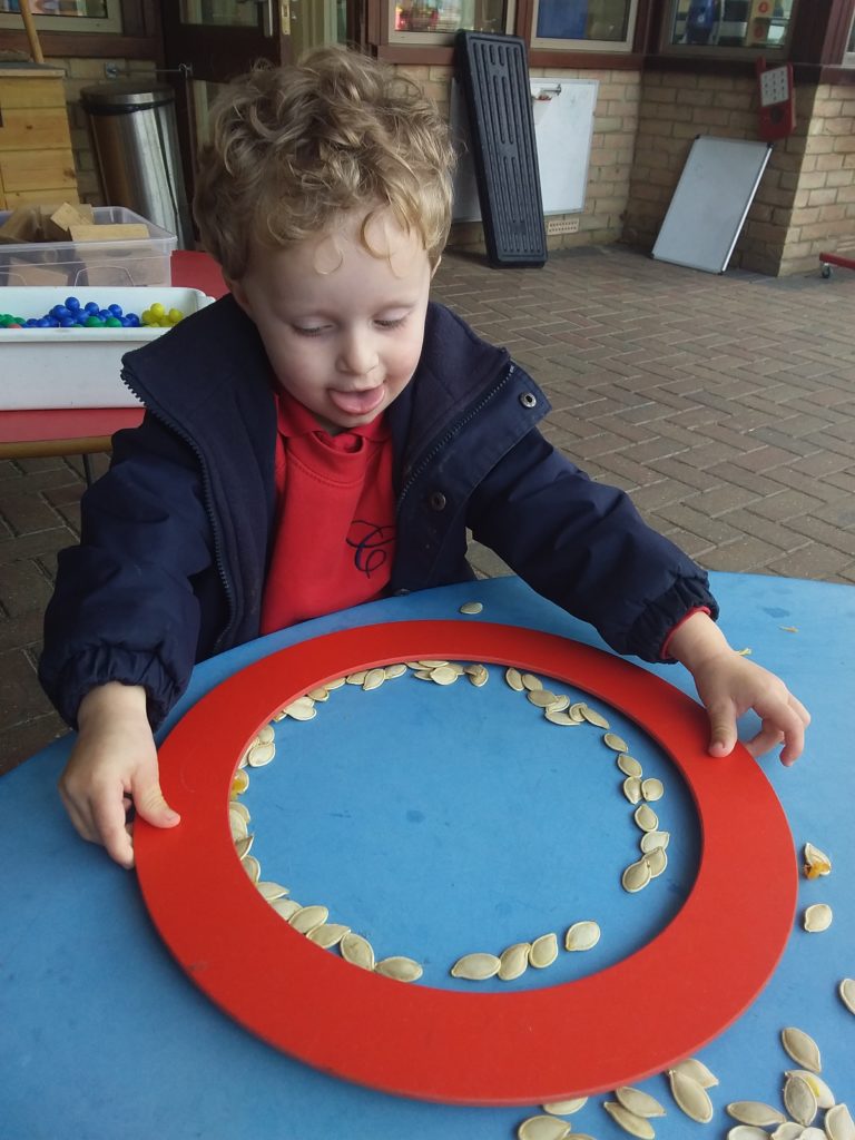 Pumpkin Seed Shapes, Copthill School