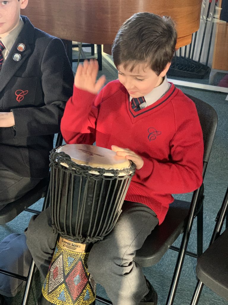 Djembe time!, Copthill School