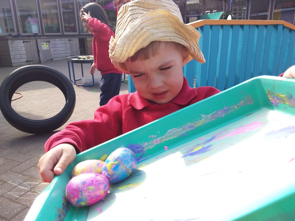 Egg Rolling, Copthill School