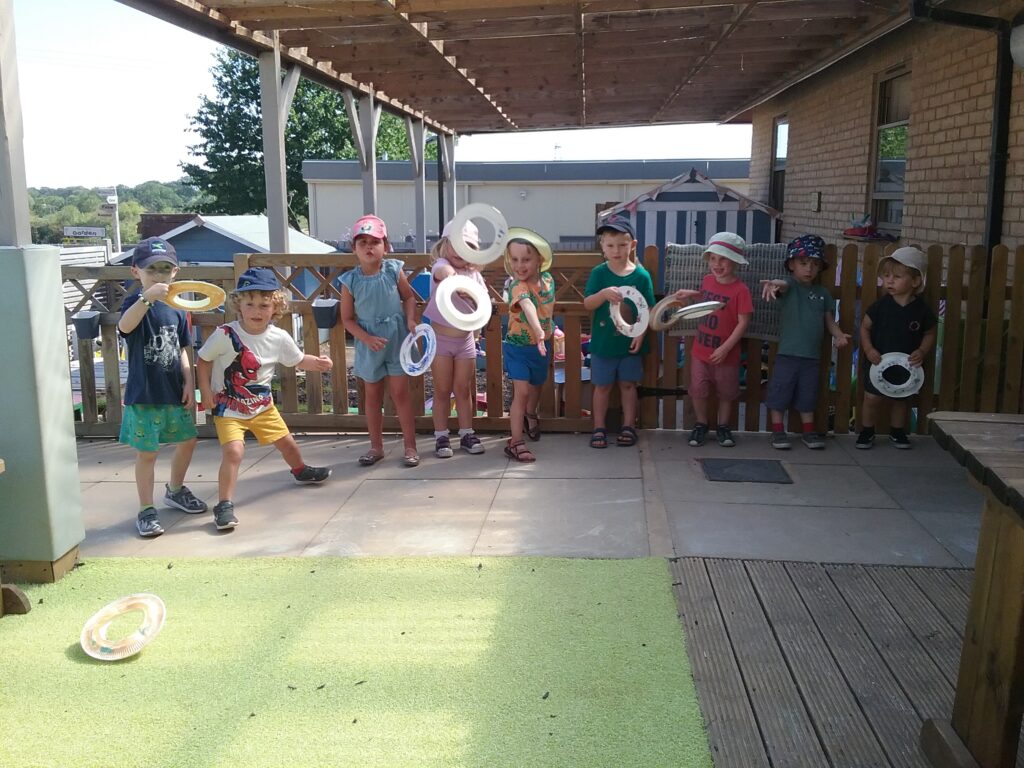 Frisbee fun, Copthill School
