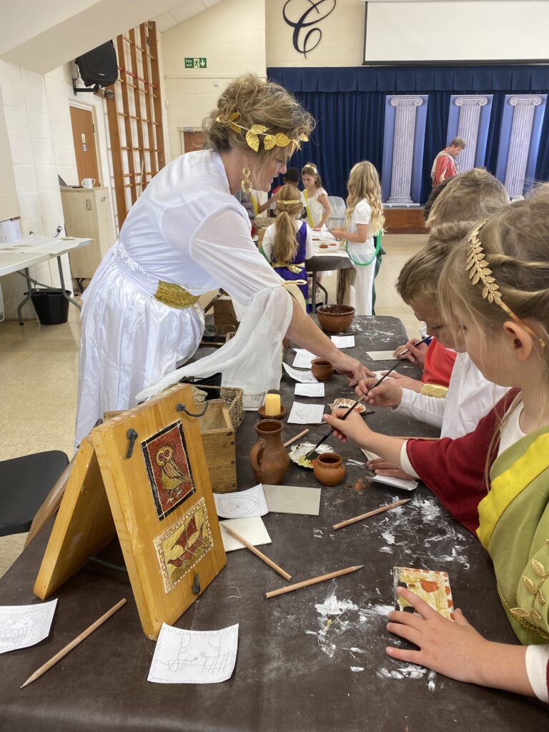 Greek for a day!, Copthill School