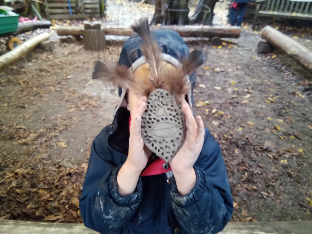 Terrific Tribal Mask Making, Copthill School
