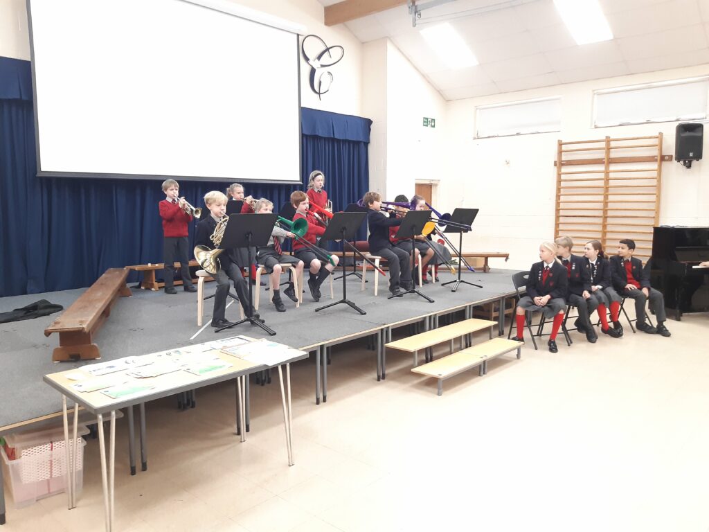 A musical way to start our day!, Copthill School