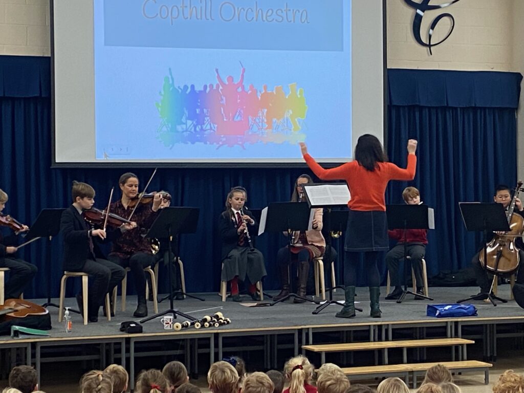 A musical way to start our day!, Copthill School