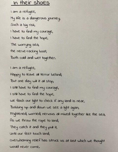 Year 6 Poetry, Copthill School