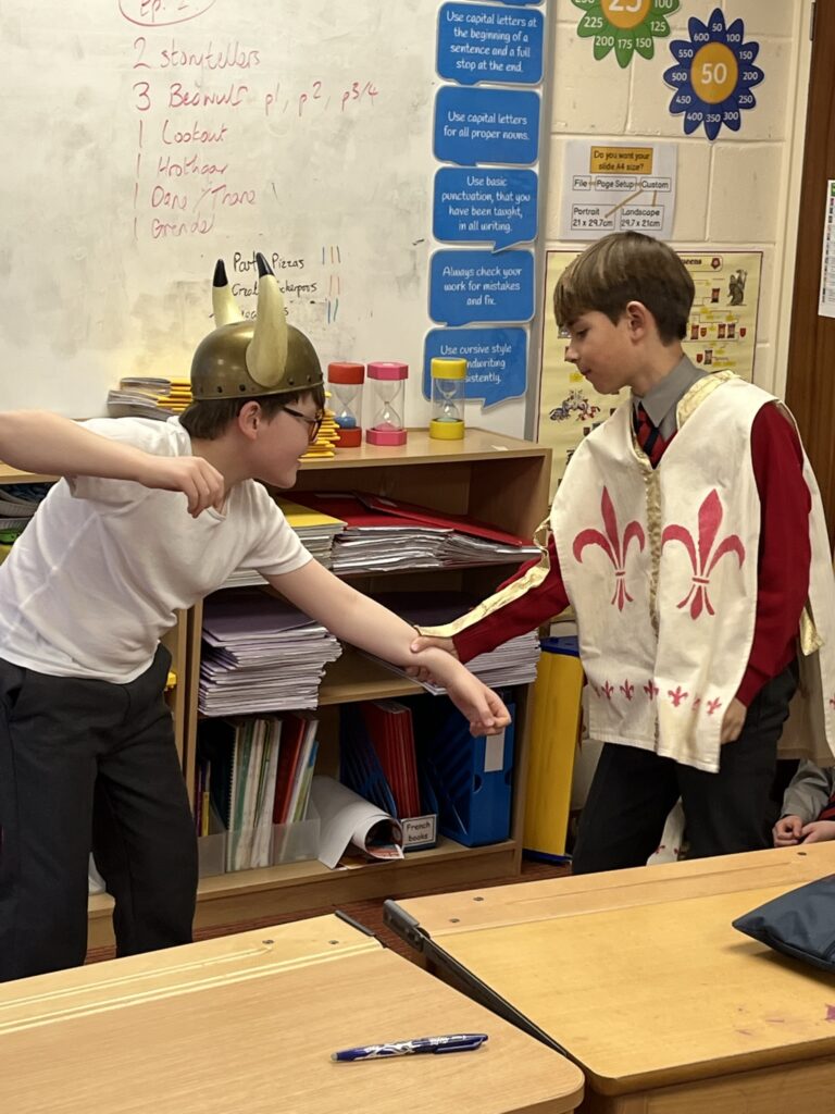 Beowulf gets dramatic!, Copthill School