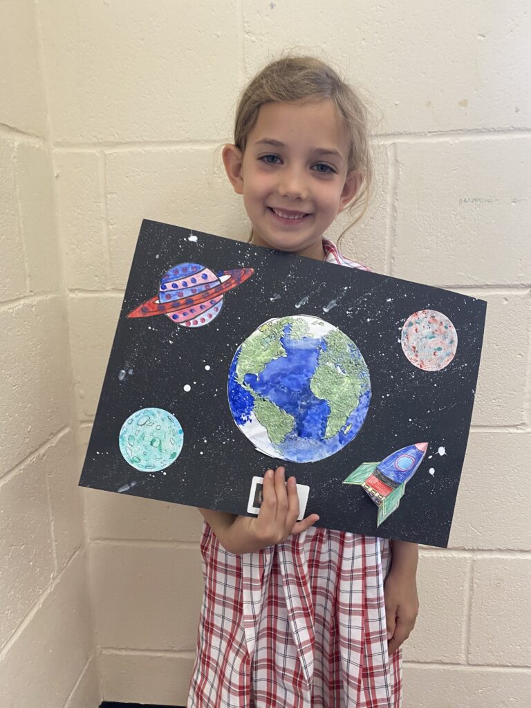 The finished space scenes&#8230;, Copthill School