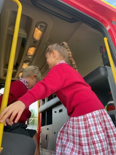 Fire engine visit!, Copthill School