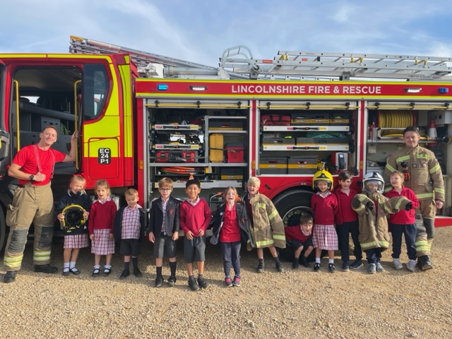Fire engine visit!, Copthill School