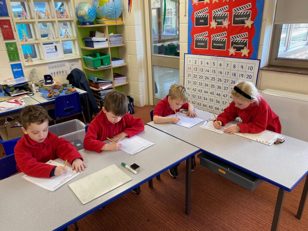 Number line maths action&#8230;, Copthill School