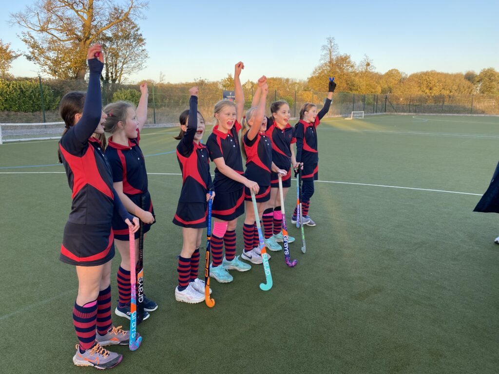 Glorious afternoon of hockey, Copthill School