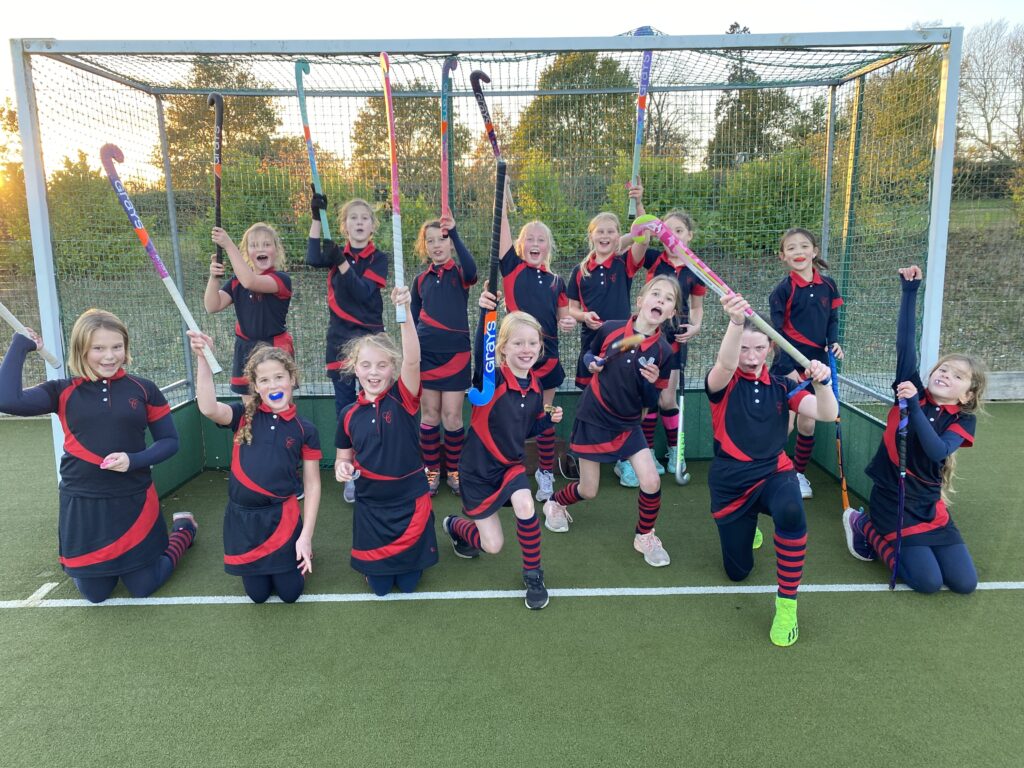 Glorious afternoon of hockey, Copthill School