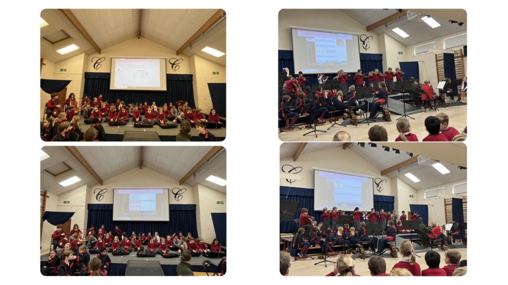 Christmas bells are ringing&#8230;, Copthill School