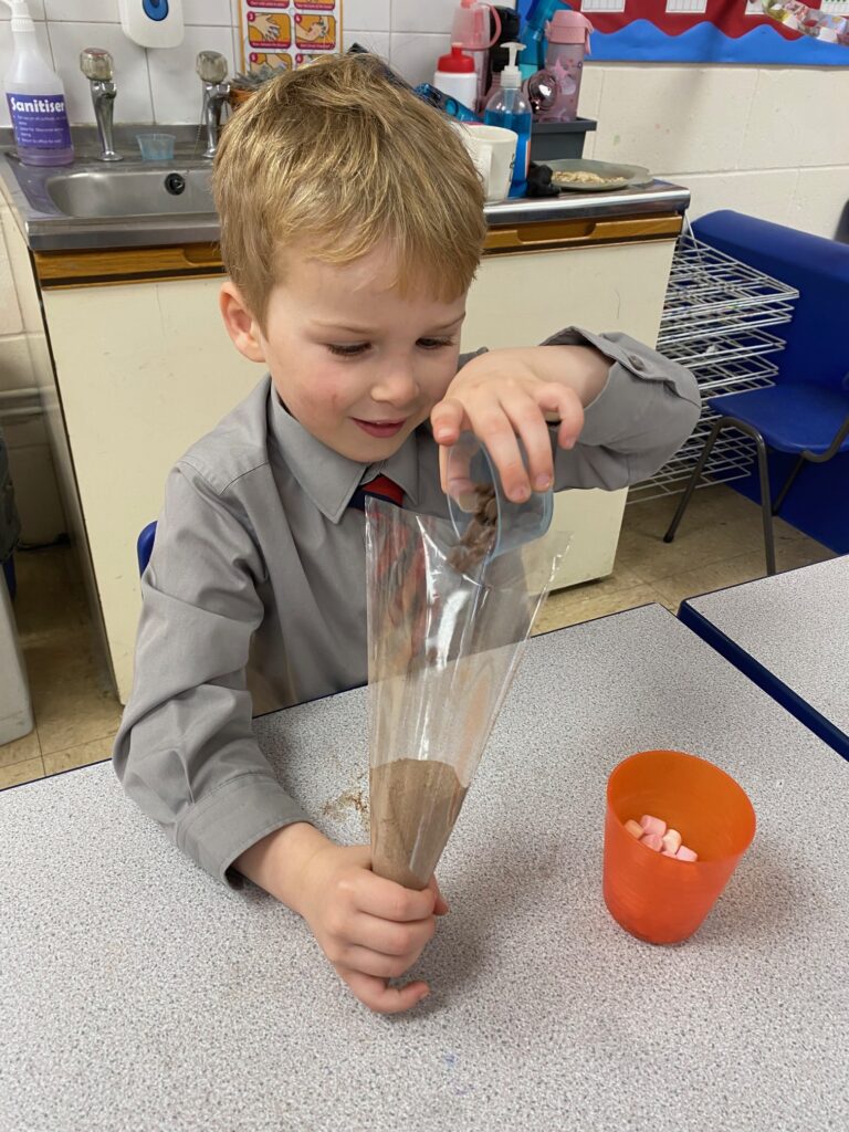 Reindeer hot chocolate cones for Christmas&#8230;, Copthill School