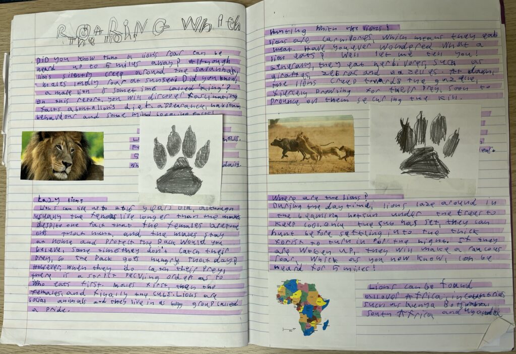 The Big Five Non-Chronological Reports, Copthill School