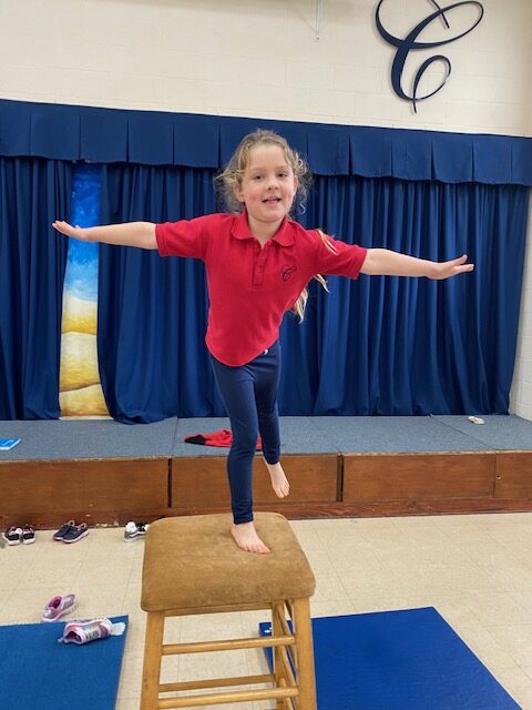 Gymnastics skills&#8230;, Copthill School