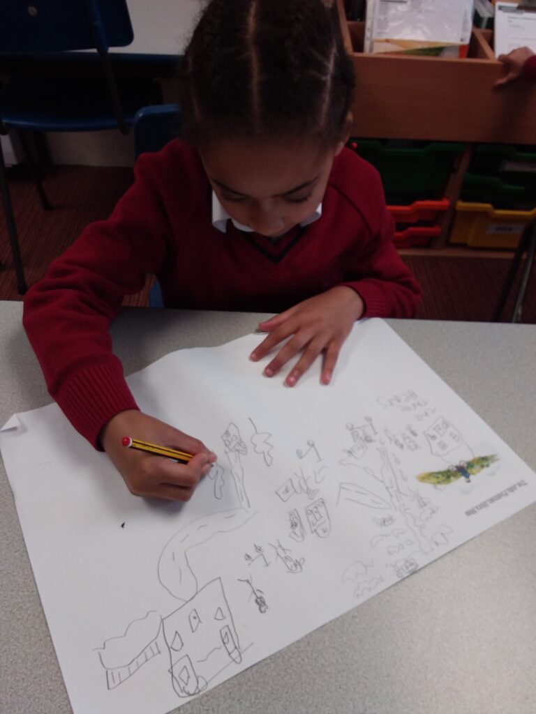 Story mapping &#8211; The Jolly Postman, Copthill School