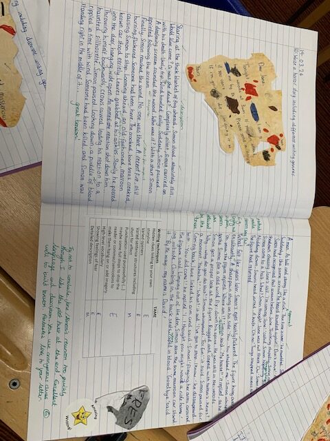 Incredible horror writing from Year 6, Copthill School