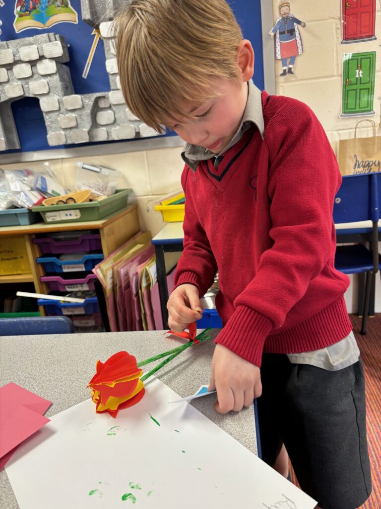 Creativity with flowers&#8230;, Copthill School