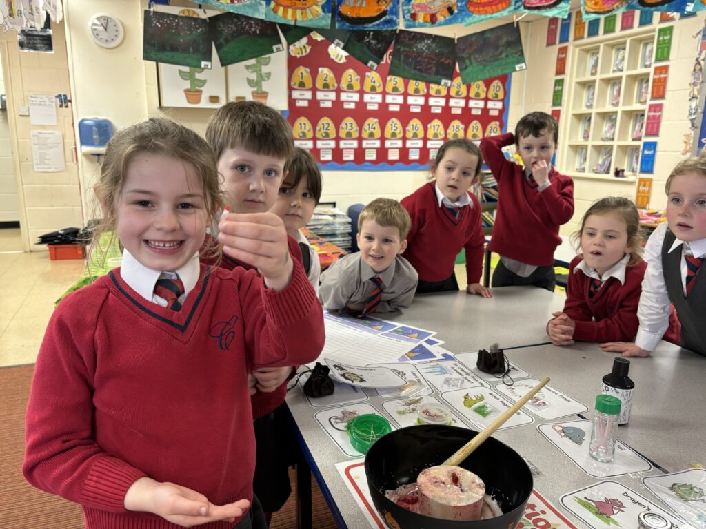 Magical potion making&#8230;, Copthill School