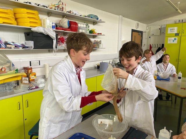 Hands on science- making poo with Y6!, Copthill School