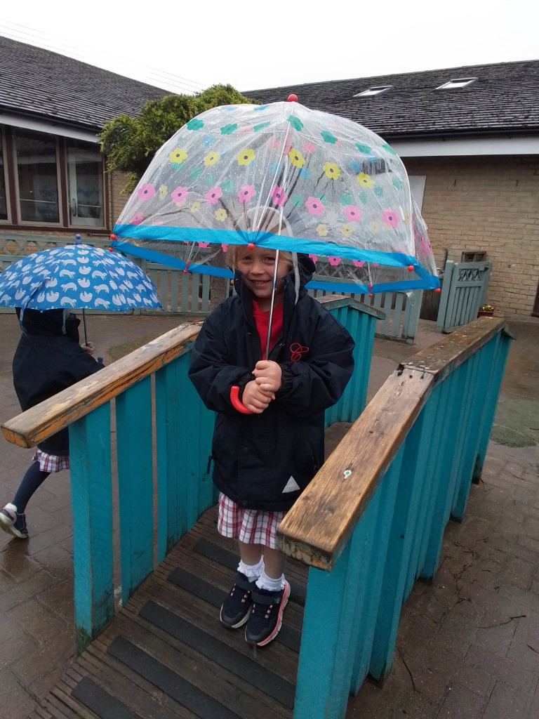 Singing In The Rain and Litter Picking, Copthill School